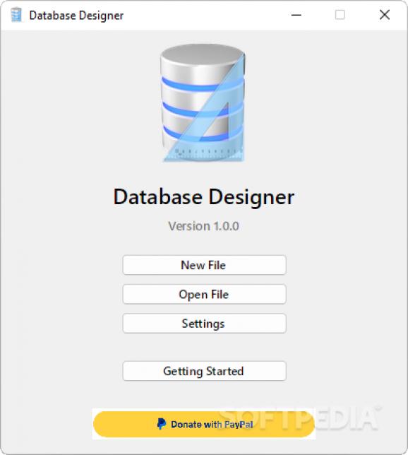 Database Designer screenshot