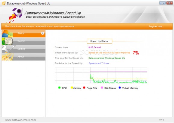 Dataownerclub Windows Speed Up screenshot