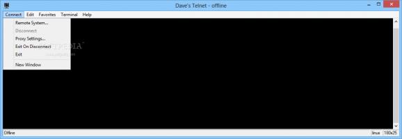 Dave's Telnet screenshot