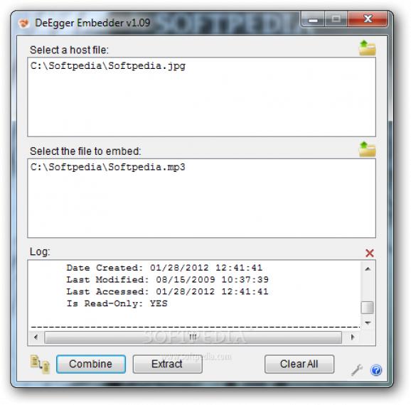 DeEgger Embedder screenshot