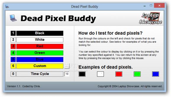 Dead Pixel Buddy screenshot
