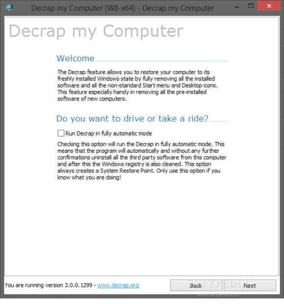 Decrap my Computer screenshot