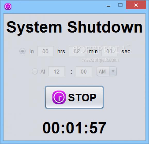 Shutdown Timer screenshot