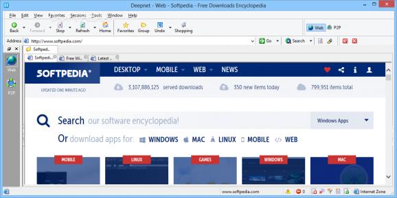 Deepnet Explorer screenshot