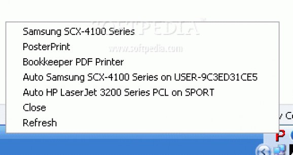 Default Printer Changer screenshot