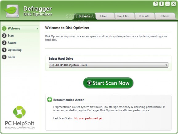 Defragger Disk Optimizer screenshot