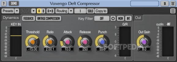Voxengo Deft Compressor screenshot