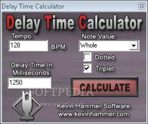 Delay Time Calculator screenshot