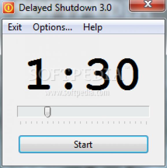 Delayed Shutdown screenshot