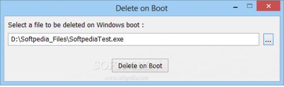 Delete On Boot screenshot