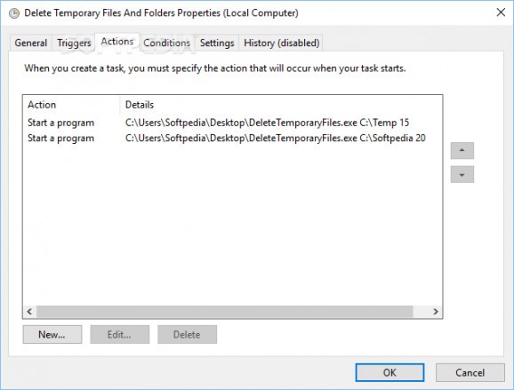 Delete Temporary Files And Folders screenshot