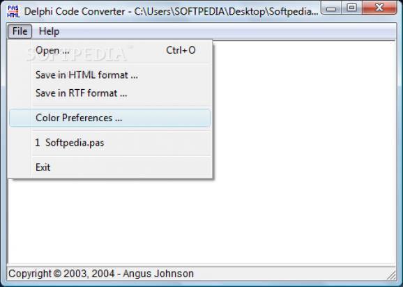 Delphi Code Converter screenshot