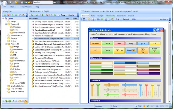 Delphi Code Library screenshot