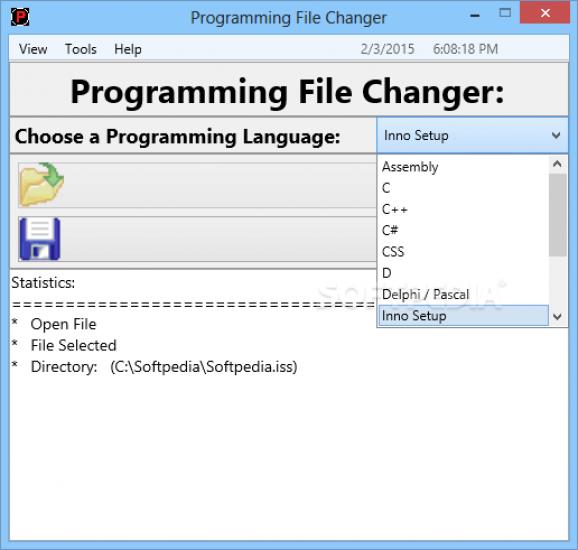 Programming File Changer screenshot