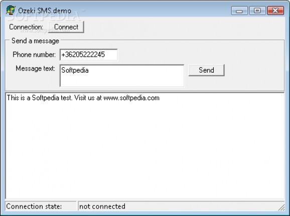 Delphi SMS Client screenshot