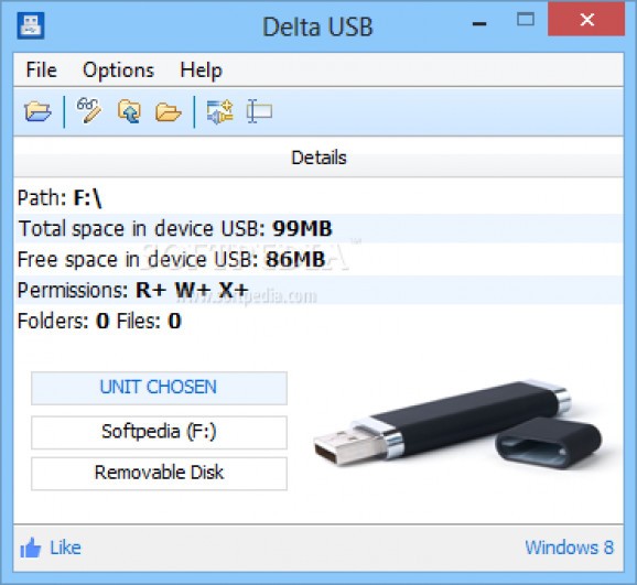 Delta USB screenshot