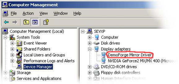 DemoForge Mirage Driver for TightVNC screenshot