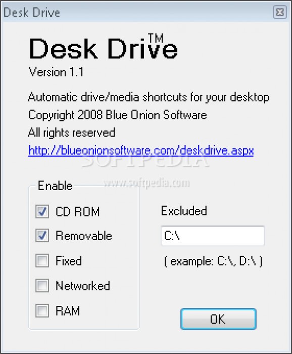 Desk Drives screenshot