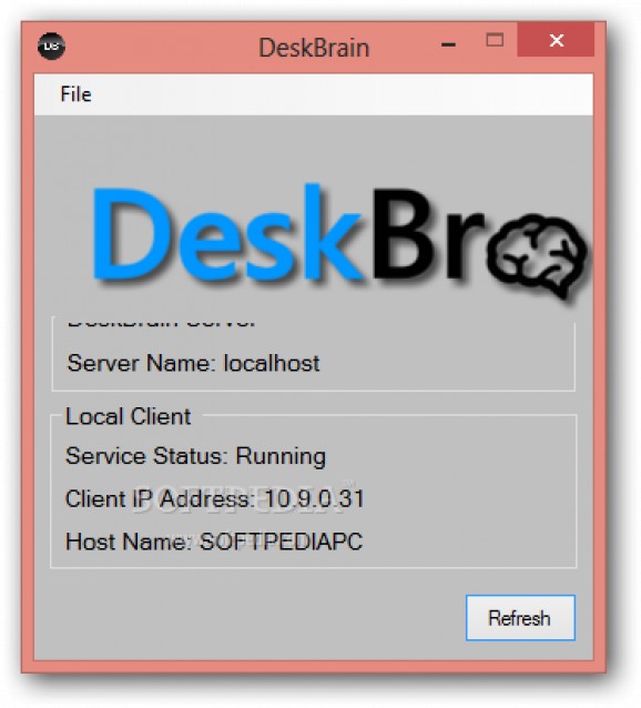 DeskBrain screenshot