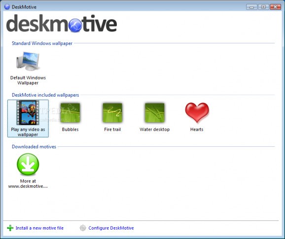 DeskMotive screenshot