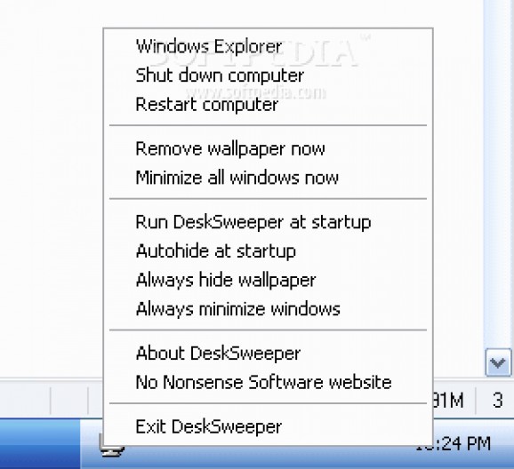 DeskSweeper screenshot
