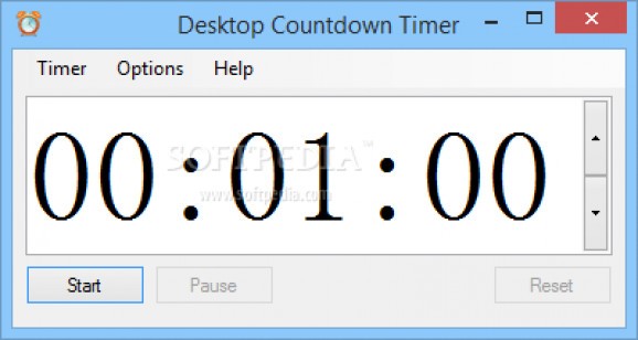 Desktop Countdown Timer screenshot