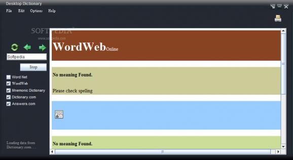 Desktop Dictionary screenshot