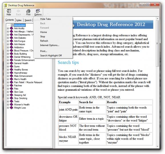 Desktop Drug Reference screenshot