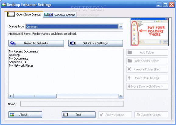 Desktop Enhancer screenshot