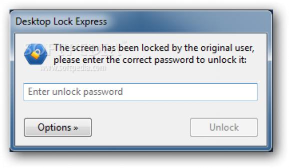 Desktop Lock Express screenshot