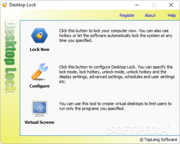 Desktop Lock screenshot
