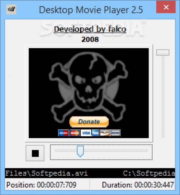 Desktop Movie Player screenshot