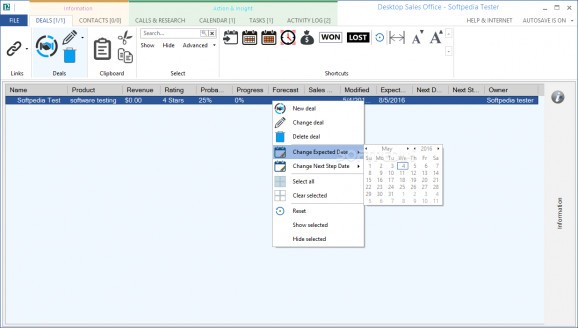 Desktop Sales Office screenshot