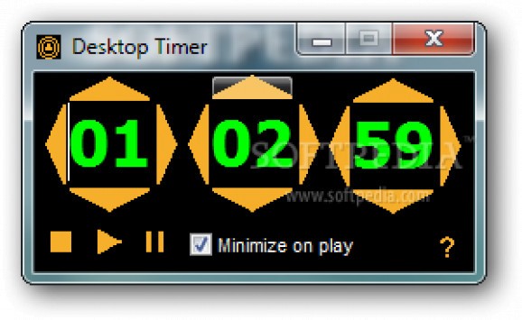 Desktop Timer Portable screenshot