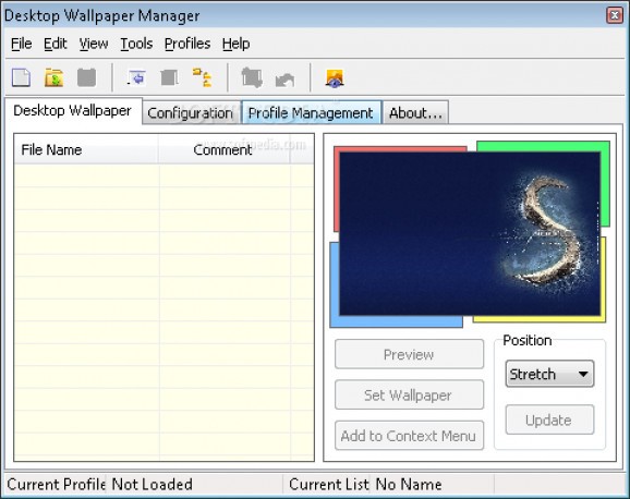 Desktop Wallpaper Manager screenshot