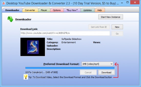 Desktop YouTube Downloader & Converter (formerly Desktop YouTube) screenshot