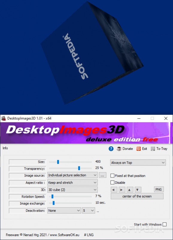 DesktopImages3D screenshot