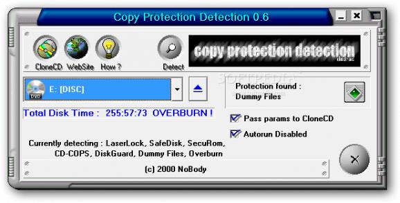 Copy Protection Detection screenshot