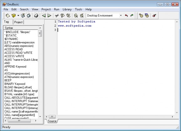 DevBasic screenshot