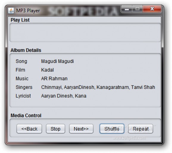 MP3 Player screenshot