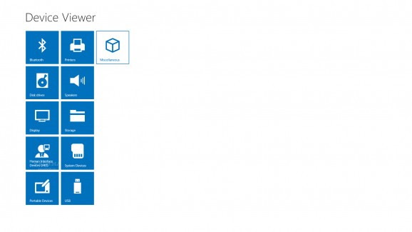 Device Viewer for Windows 8 screenshot