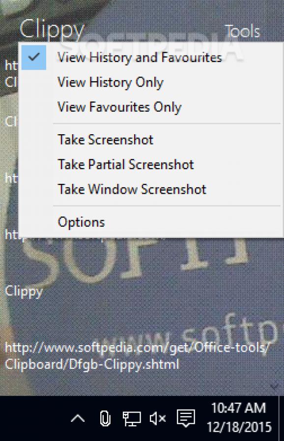 Clippy screenshot