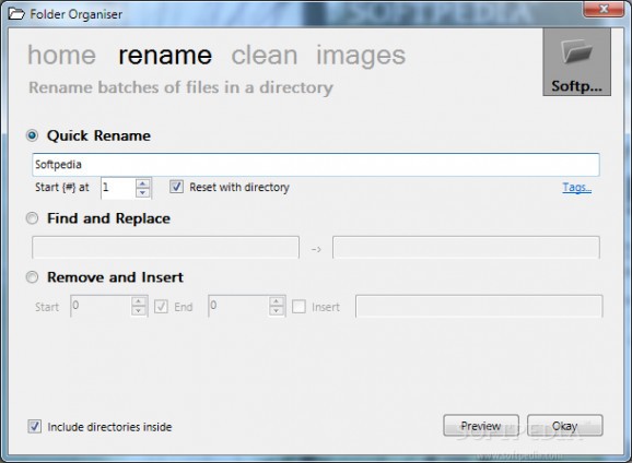 Folder Organiser screenshot