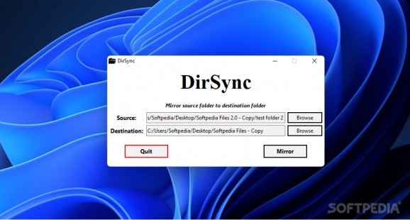 DiRSync screenshot