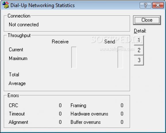 Dial-Up Networking Monitor screenshot