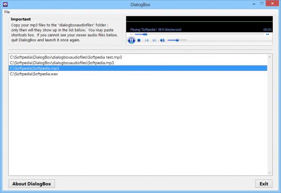 DialogBox screenshot