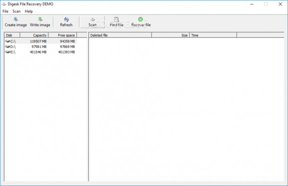 Digesk File Recovery screenshot