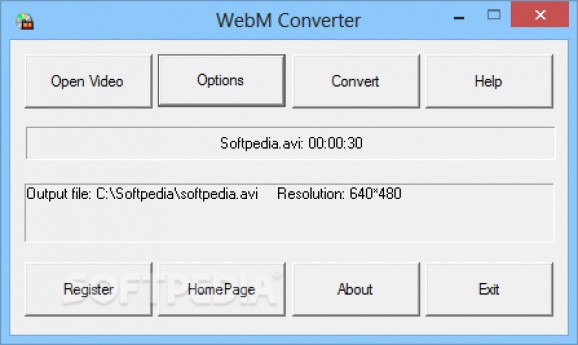 WebM Converter screenshot