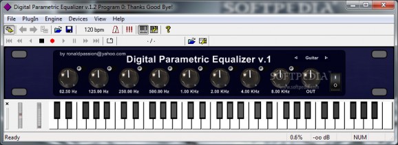Digital Parametric Equalizer screenshot