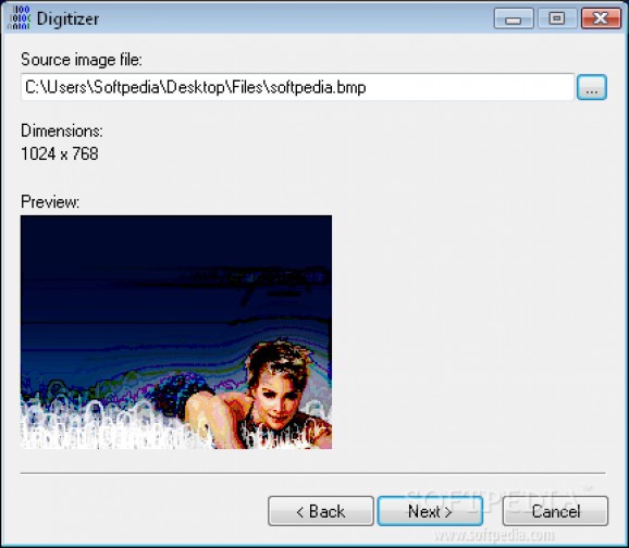 Digitizer screenshot